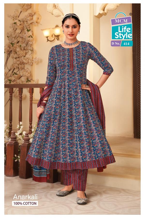 Mcm Anarkali Vol 4 Cotton Printed Kurti Bottom With Dupatta